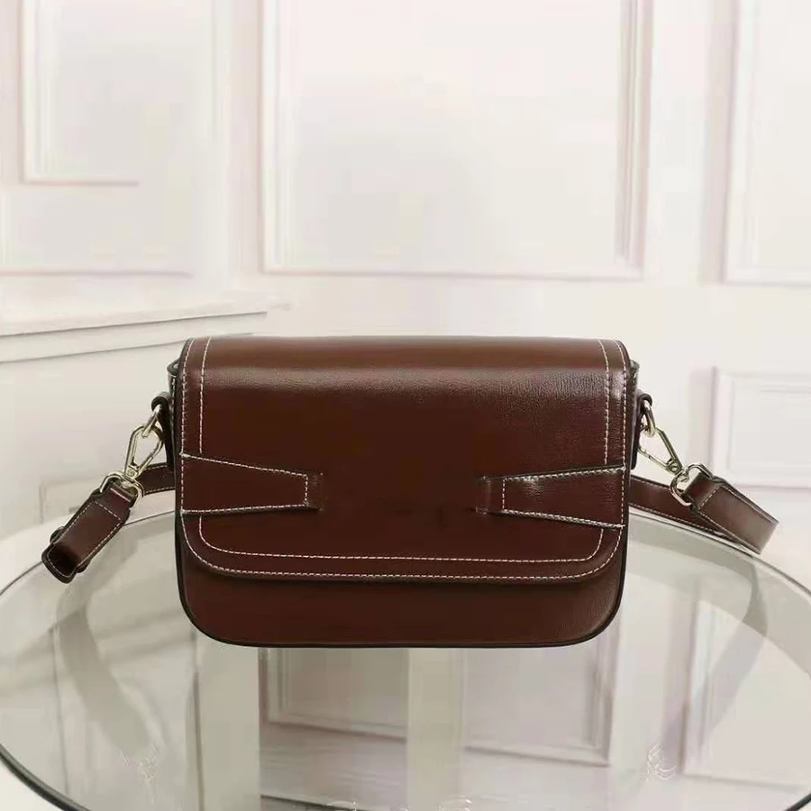 

Luxury Brand 2019 Genuine Leather Women Bags Simple Design Metal Button Bag High Quality 3 Colors Mini Bags