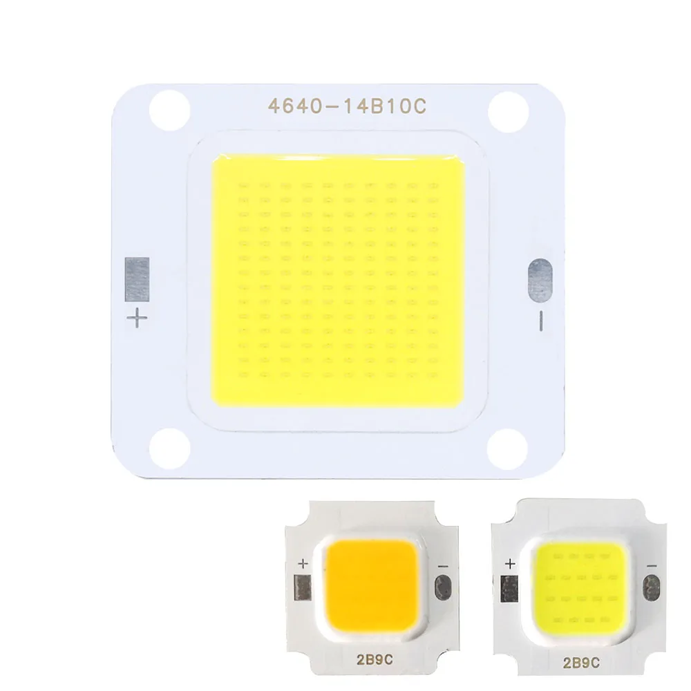 2 x LED Diodes 10W 30W 50W 100W COB LEDs Chips Source for LED Flood Street Light 