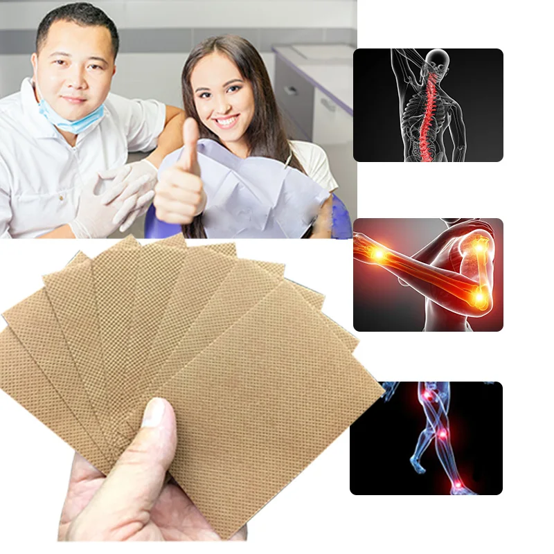 8Pcs Medical Muscle Patch Body Arthritis Osteochondrosis Neck Joint Bruises Massage Pain Relief Snake Oil Plaster H016