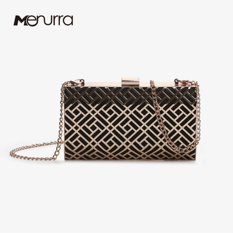 Женские вечерние сумочки, изысканная кожаная сумочка, металлический полый дизайнерский клатч для свадебной вечеринки, вечерние сумочки, свадебные сумочки