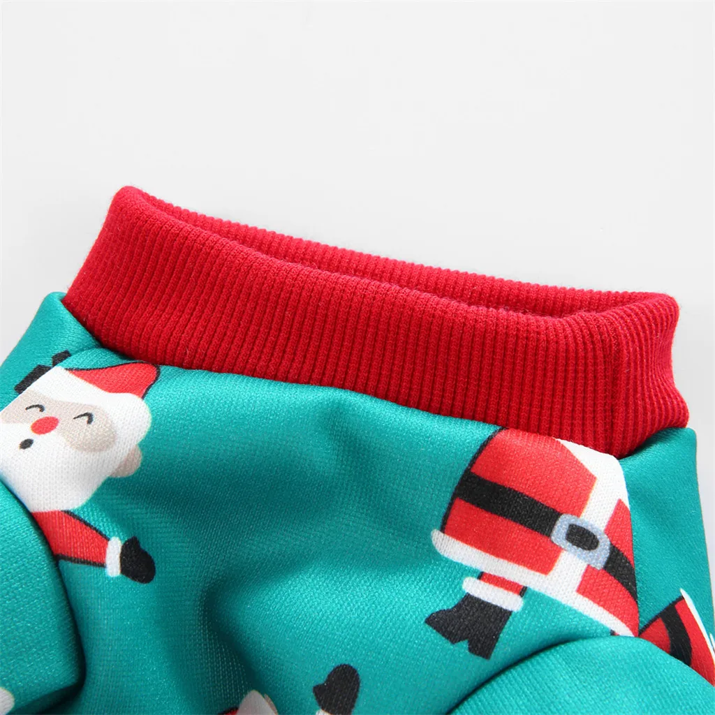 Одежда для домашних животных, кошек, собак, горячая Распродажа, рождественский костюм для домашних животных, модный жилет с принтом Санта-Клауса, свитер, зимняя теплая одежда, рождественское платье