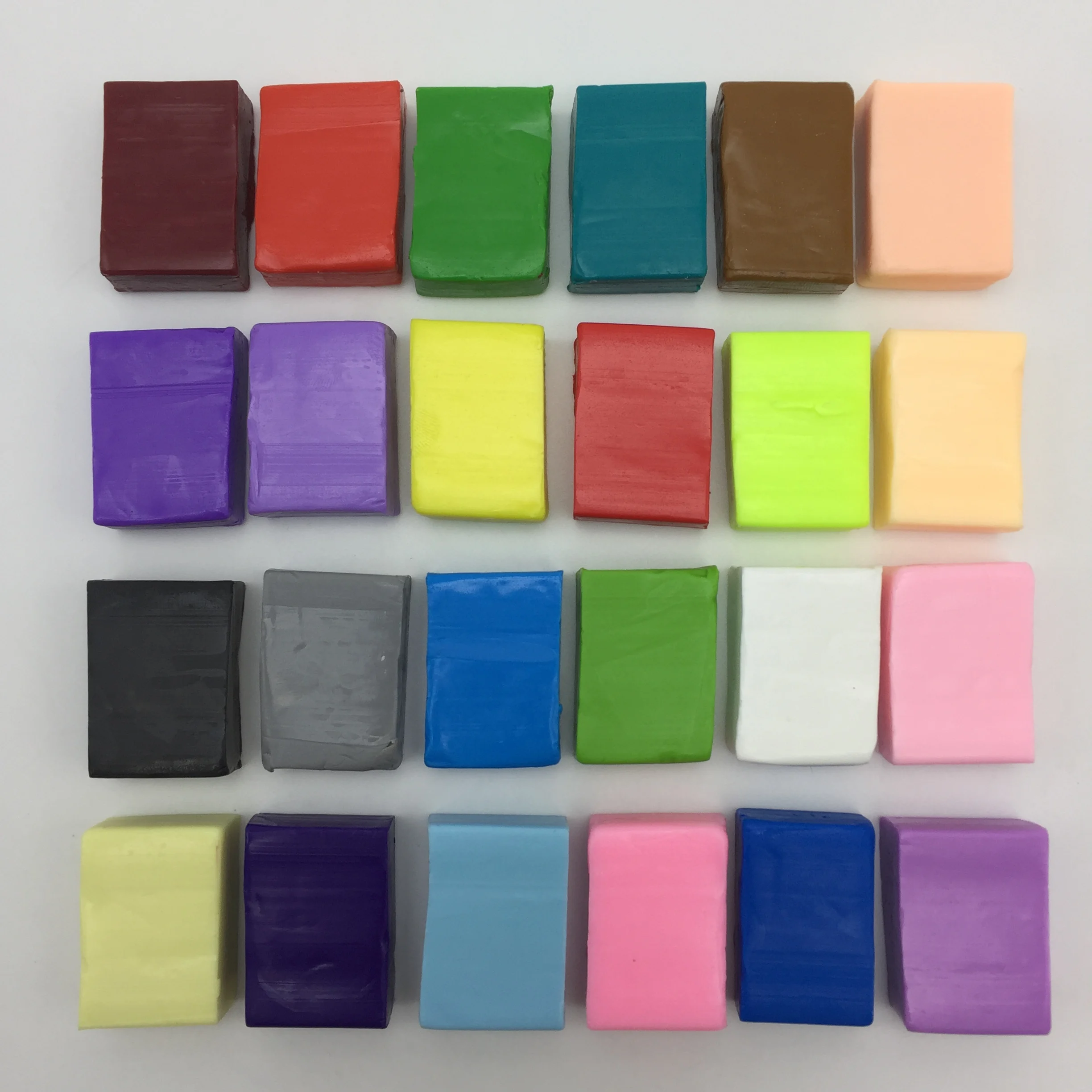 Worldwide Sells Popular Flexible Durable Strength Oven Bake Polymer Clay Polyclay Kids Clay Gifts 24 Color 10g Block 2