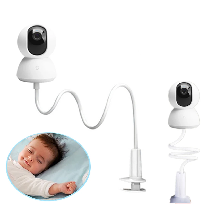 For Mi Camera Head Pro PTZ 2k Edition Book Desktop Clip Iron Bracket Adjustable White Cradle Baby For xiaomi webcamBed Punch-fre camera holder camera holder stand security camera stand security camera bracket security camera mount camera mounting base camera mount panel webcam stand