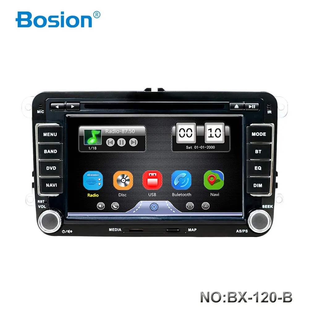 Универсальная Автомагнитола 2 Din подходит для VW Skoda/Golf/Passat 7 дюймовая GPS навигация