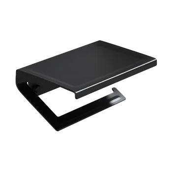 

Toilet Paper Holder Black Tissue Holder Aluminum Alloy Mobile Phone Holder Toilet Paper Holder Wall Hanging Bathroom Supplies