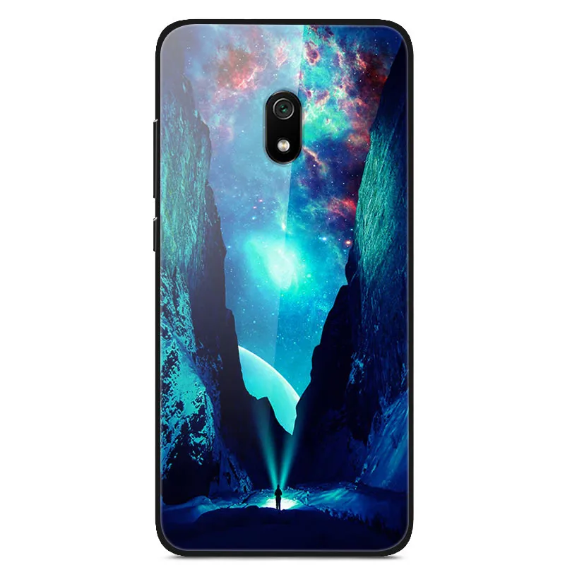 36 Для Xiaomi Redmi 8A чехол силиконовый бампер стекло твердая задняя крышка для Xiomi Redmi 8A чехол для телефона s защитные оболочки Fundas Redmi8A - Цвет: 36