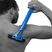 Мужской эпилятор для спины безболезненный бритвенный нож для зачистки ручной задней длинной ручкой для бритья Опасная бритва