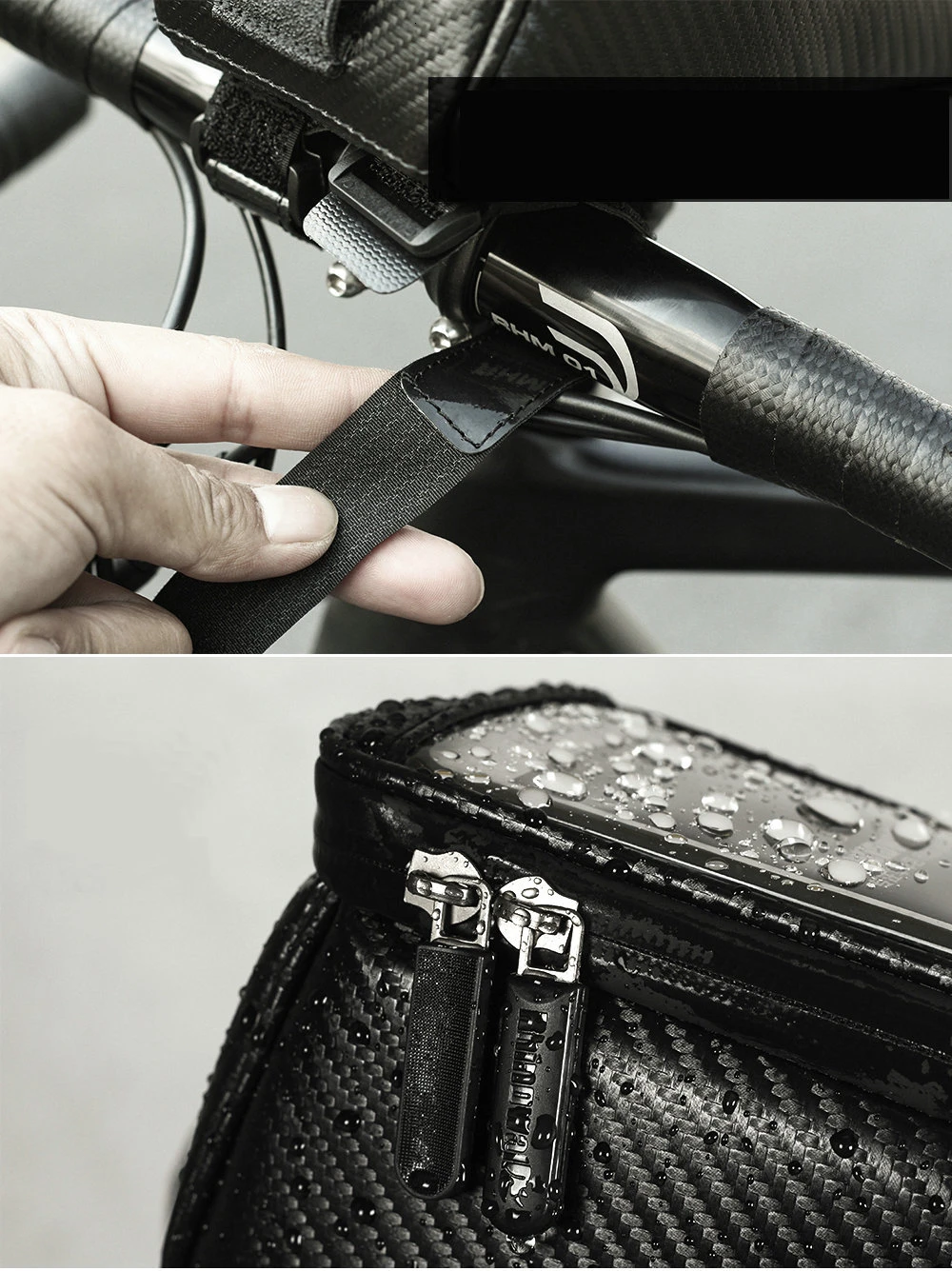 RHINOWALK Bicycle Front Tube Bag Rainproof Touch Screen Cycling Top Front Tube Frame Bags 5.86.0 Phone Case Bike Accessories (15)