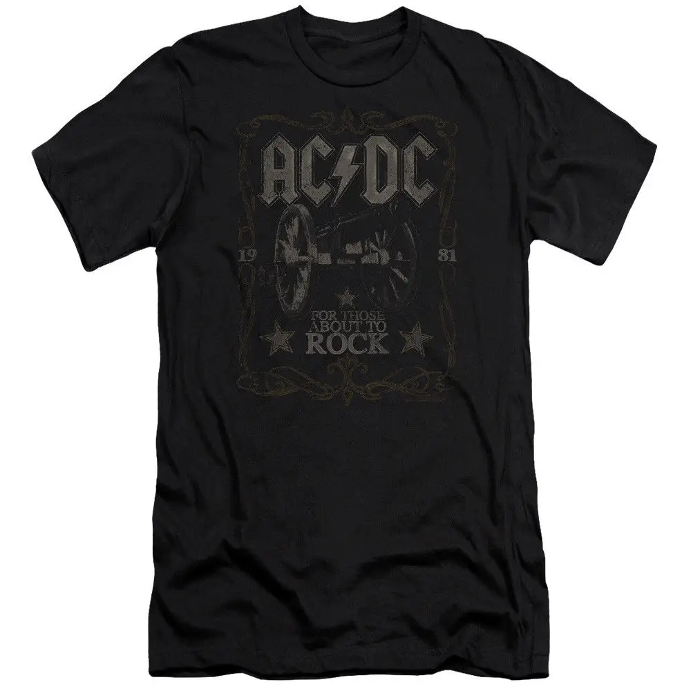 

Acdc Rock Label Licensed Adult Men'S Graphic Band Tee Shirt Printed Tee Size S-3Xl