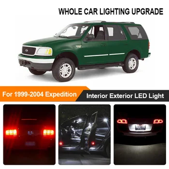 

White Amber Car Bulbs Exterior Interior LED Light For 1999-2002 2003 2004 Ford Expedition Reverse Brake Parking Turn Signal Lamp