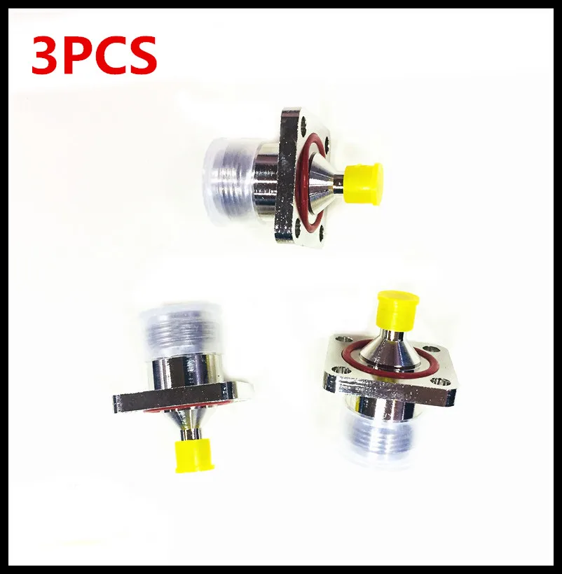 3 шт. SMA/N-KKF SMA Master-to-N Master Plate 25 мм фланцевые фиксированные красные Водонепроницаемые Кольца из высококачественной меди