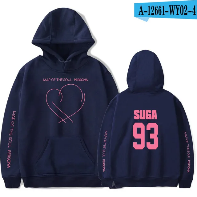 24 JIMIN J-HOPE JUNG KOOK SUGA альбом карта душа Persona Принт толстовки кофты женские/мужские модные тонкие/флисовая одежда - Цвет: 24