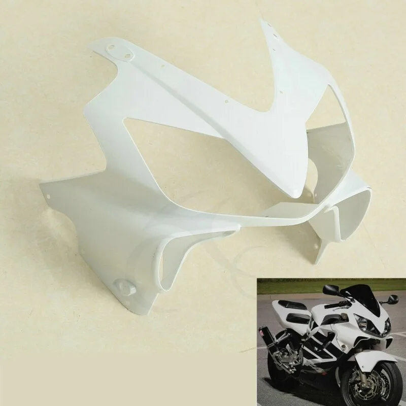 Неокрашенный верхний передний обтекатель мотоцикла для Honda CBR600 F4I 01 02 03 04 05 06 07 08|Полные комплекты