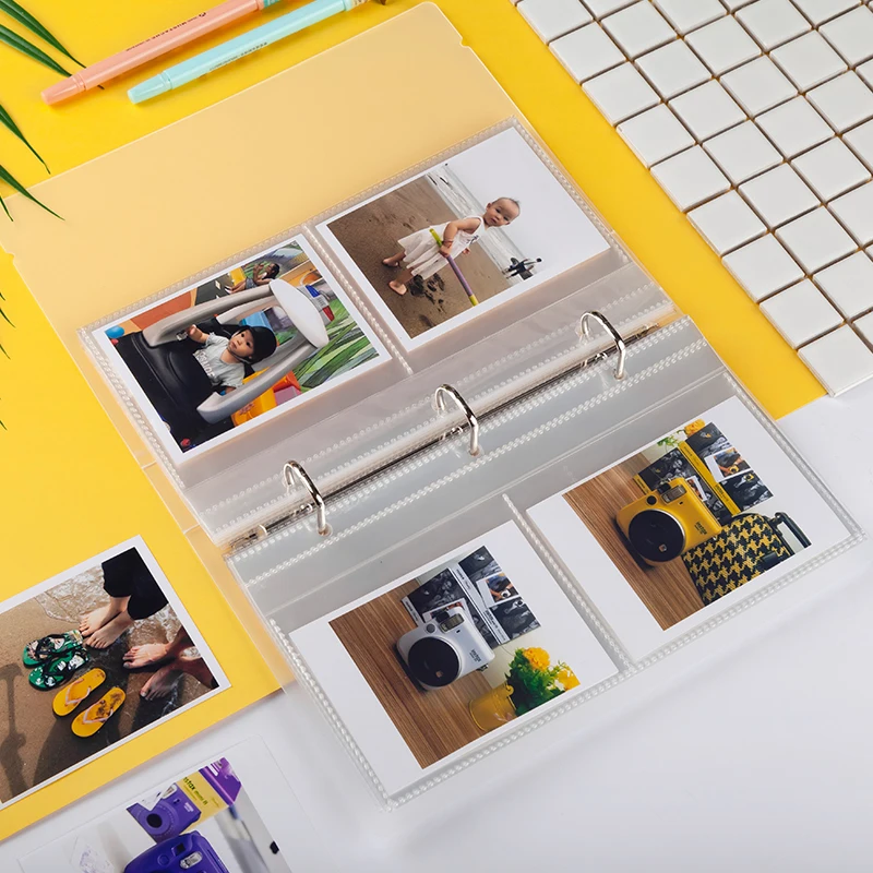 Fujifilm álbum de fotos transparente para cámara instantánea, carpeta Fujifilm álbum de fotos transparente para cámara instantánea, carpeta