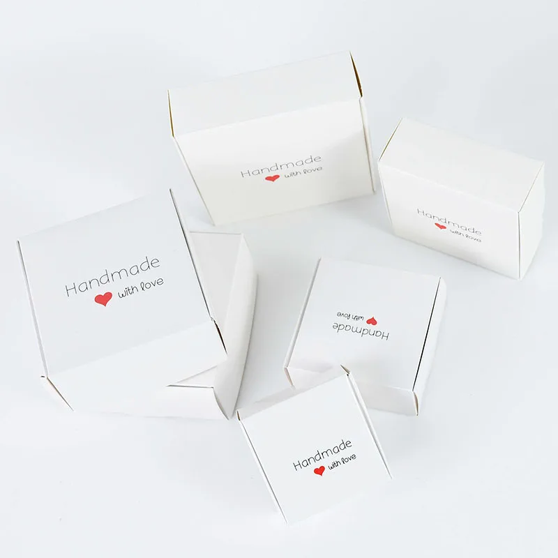 6pcs Multi-size Paper Boxes DIY HANDMADE Marbling Candy Boxes Wedding Birthday Party Cake Treat Gift Package Decoration Supplies