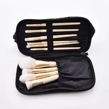 

Double Layer PU Travel Cosmetic Bag Shell Shape Makeup Pouch Toiletry Organizer Internal Strap Design Practical Fashion