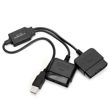 USB PC адаптер Контроллер конвертер кабель адаптер для sony playstation 2 PS2