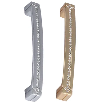 

Crystal Cabinet Knob and Handle Drawer/Furniture Handle with Screw All Metal Modern European Style