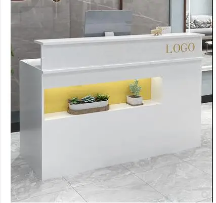 Bar counter cashier counter simple modern shop small clothing beauty salon barber shop hair salon reception desk