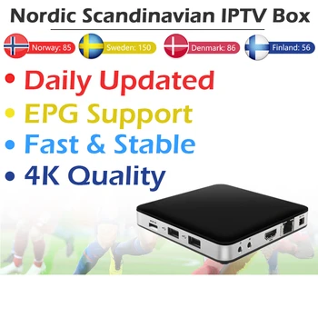 

Tvip 605+Nordic Iptv Dual OS Android&Linux Amlogic S905X 2.0Ghz 2.4G/5G WiFi 4K 1080 French Spain Germany Scandinavian Iptv Box
