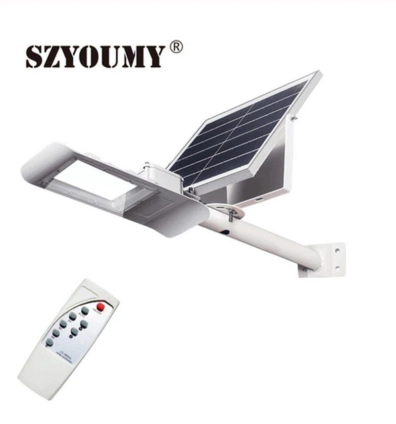 

SZYOUMY 30W 50W 100W 150W Outdoor Waterproof Solar Powered Panel LED Street Light Road Lamp Lampada Solar Garden Emergency Light