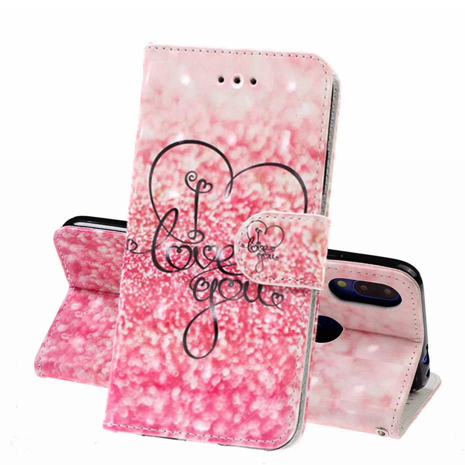

3D Soft TPU Wallet Case For Xiaomi Redmi NOTE 7 7A K20 pro Cover 9t pro Flip Mobile Cases ON For Xiaomi Mi a2 Lite Leather Book