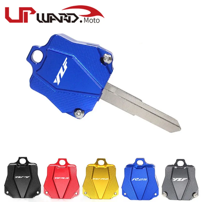 

Motorcycle Accessories CNC Key Cover Cap Creative Products Keys Case Shell For Yamaha YZFR25 YZFR6 YZFR3 YZFR1 YZF R25 R6 R3 R1