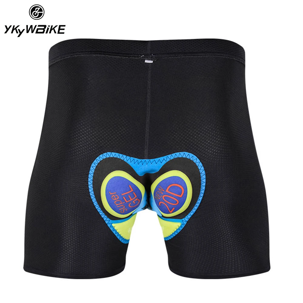 YKYWBIKE Shorts de cyclisme rembourrés en Gel 3D, résistants aux