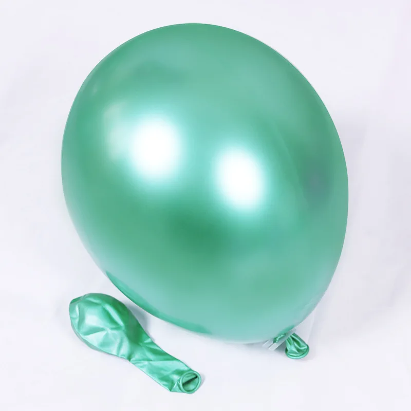 Свадебное украшение, 11 трубок, держатель для шарика, колонна, подставка для воздушных шаров, металлический шар, детский день рождения, праздник, украшение - Цвет: 10pcs Metallic green