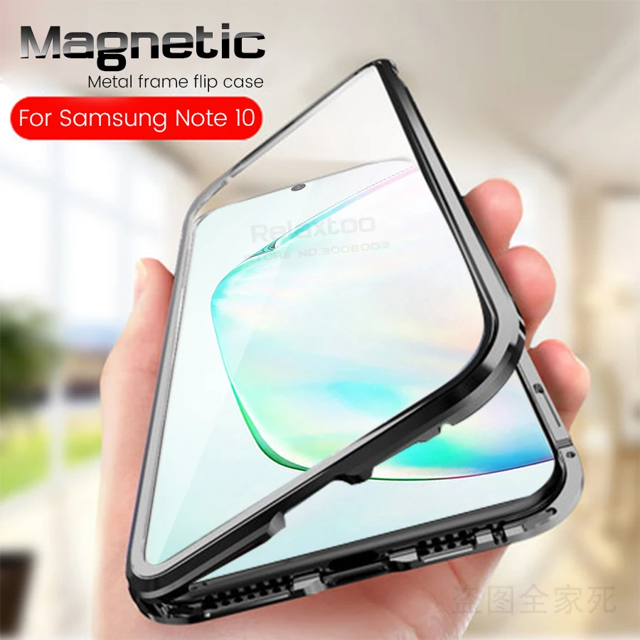 

note 10 case magnetic flip case for samsung note 10 plus cover for samsung galaxy note 10 pro 10+ note10 note10+ coque fundas