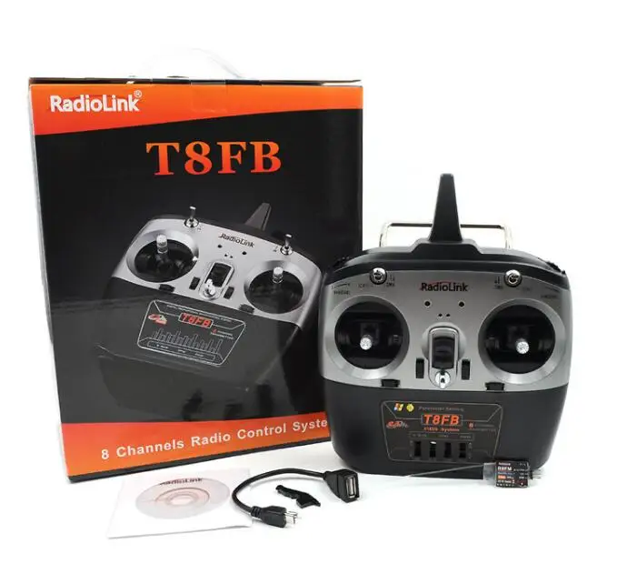 

Upgrad Radio Link T8FB 2.4GHz 8ch RC Transmitter R8EF Receiver Combo Remote Controller for DIY RC Quadcopter Plane RC Helicopter