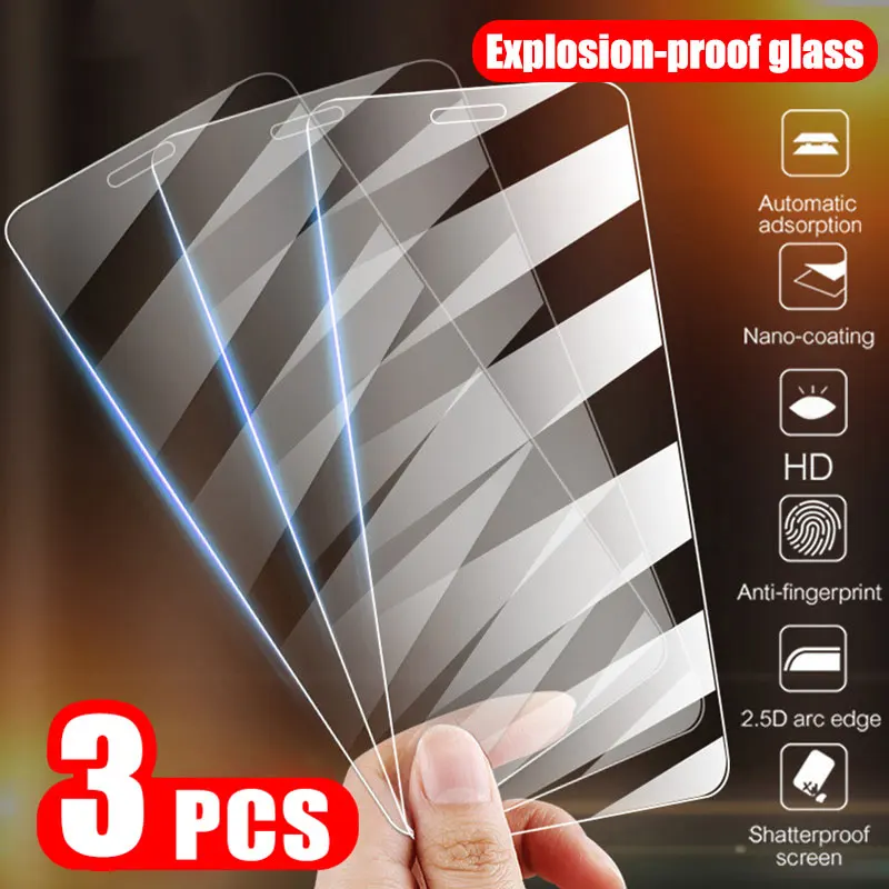 

Tempered Protective Glass For iPhone 7 8 6 6s Plus XR X 5 SE Screen Protector For iPhone 12 11 Pro XS Max Full Cover Glass Film