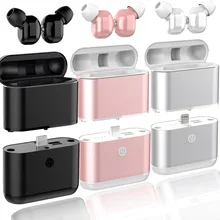 TWS BT 5,0 наушники Авто пара наушники гарнитура со съемным двухслойным 1600 мАч Осветляющий/Micro/type-C интерфейс зарядки коробка