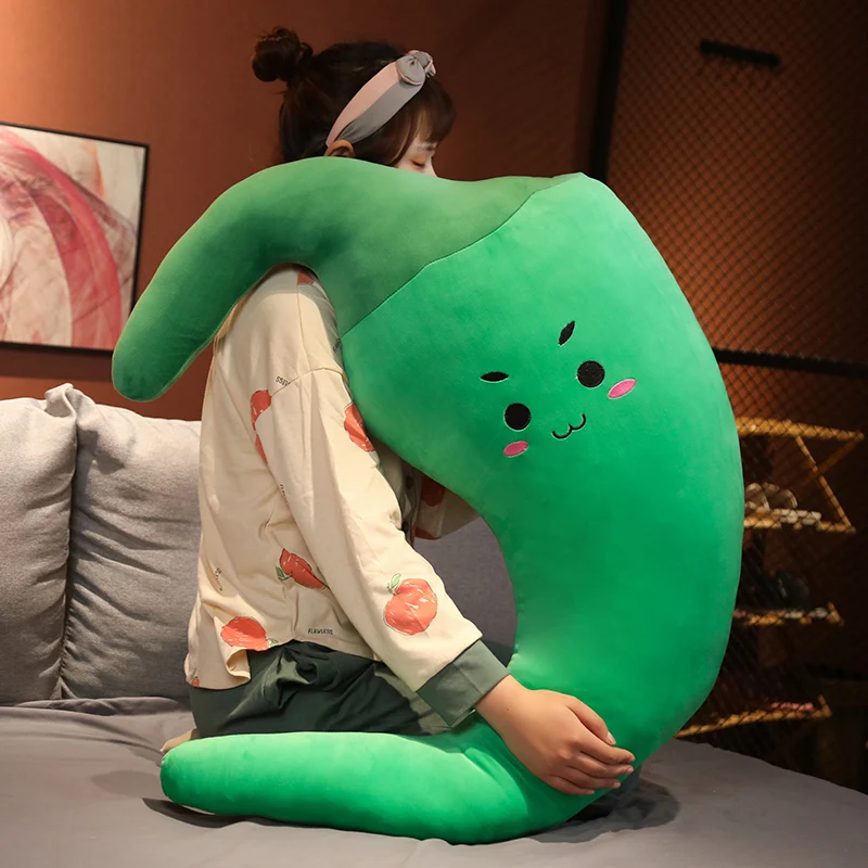 40/65/90cm Cartoon Simulation Chili Plush Toy Cute Stuffed Hot Pepper Doll Big Soft Plant Pillow Bed Sofa Cushion Room Decor 3 40/65/90cm Cartoon Simulation Chili Plush Toy Cute Stuffed Hot Pepper Doll Big Soft Plant Pillow Bed Sofa Cushion Room Decor 3