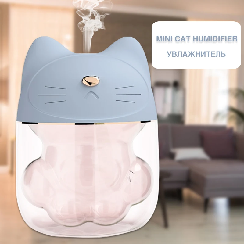 Цветное кошачье диффузор эфирного Масла офисные ультразвуковой туман поставщик