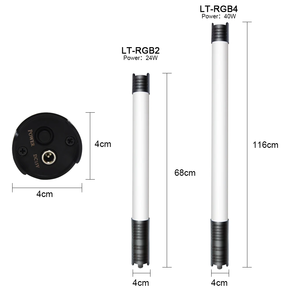 Yidoblo светодиодный светильник 60 см 20 Вт/120 см 40 Вт светильник ing светодиодный светильник заполняющий стержень видео RGB красочный светильник ing kit фото ручной трубчатый светильник