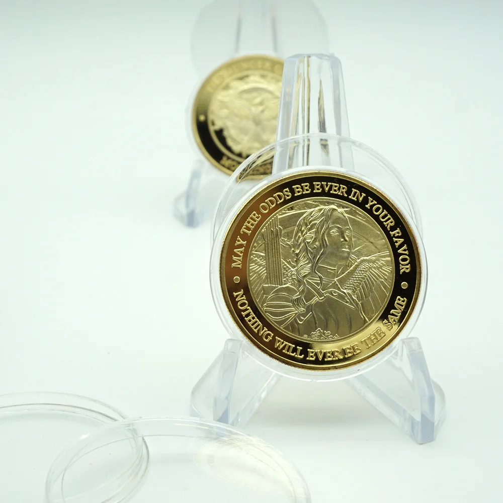 

replica American movie souvenir gold coin challenge custom coins