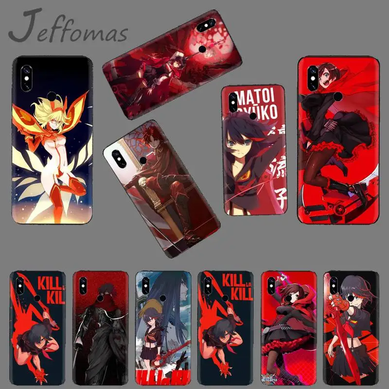 Чехол для телефона kill la Anime girl с рисунком Xiaomi Mi A1 A2 5 6 6PLUS 8 9 SE Lite MIX 2 2S MAX 3 Pocophone F1 |