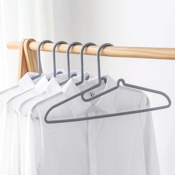 

5PC Adult Clothes Hanger Holder Plastic Dry Wet Suitable Hanger Towel Clothes Storage Large Size For Clothes T-shirt Hangers