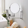 ORZ Bathroom Wall Cosmetic Mirror Extendable 7 inch 1X3X Magnifying Double Side Makeup Shaving Faced Rotatalbe Wall Mirror ► Photo 3/5