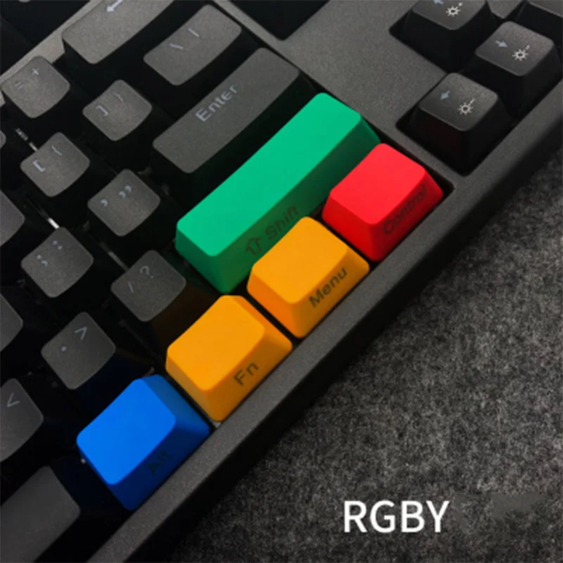 RGBY Keycap для вишневая клавиатура MX Переключатель OEM профиль колпачки для ключей США раскладка колпачки для ключей полупрозрачные колпачки для ключей