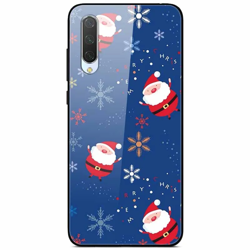 12 Рождественский чехол для Xiaomi mi 9 Lite чехол из закаленного стекла, жесткий чехлы для телефона для Xiaomi mi 9 чехол mi 9 SE чехол для Xio mi 9T Pro - Цвет: 12