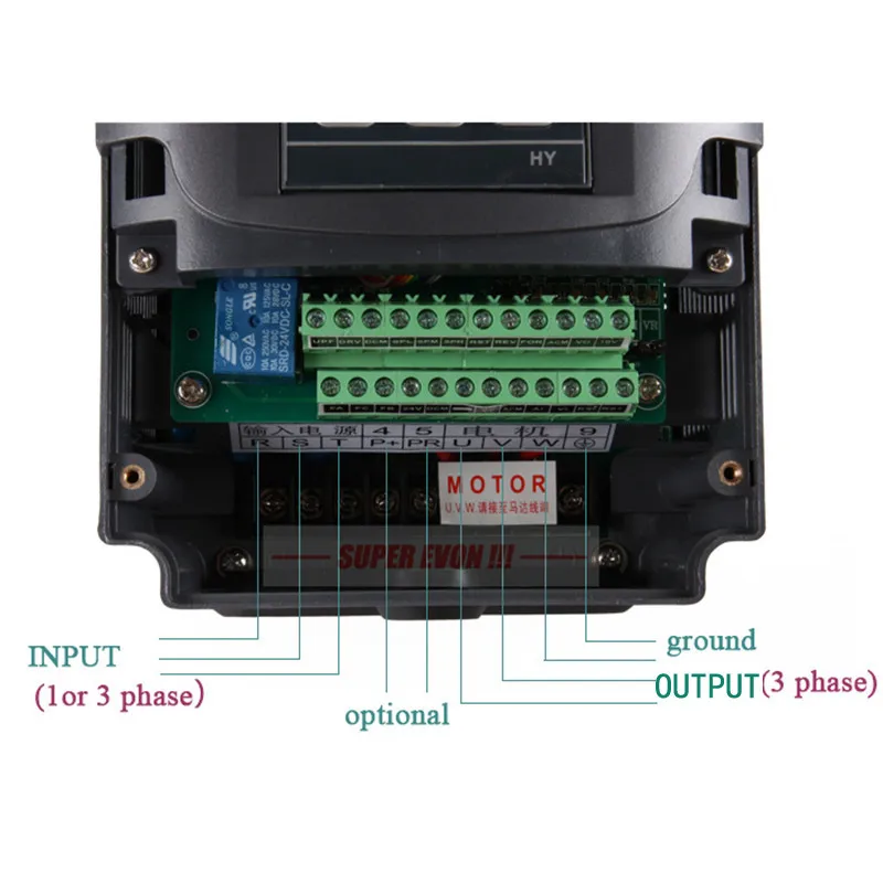 RU 2.2KW переменный Частотный Привод VFD инвертор 3HP 220V 1-3PH для фрезерного станка с ЧПУ контроллер скорости двигателя шпинделя