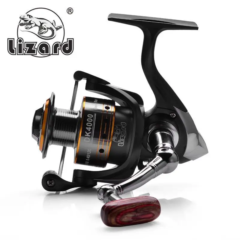 

LIZARD11 Axis Deep Spool Lure Spinning Wheel Reel for Telescopic Fishing Rod Rockies Pole round Fishing Reel Fishing Vessel Fish