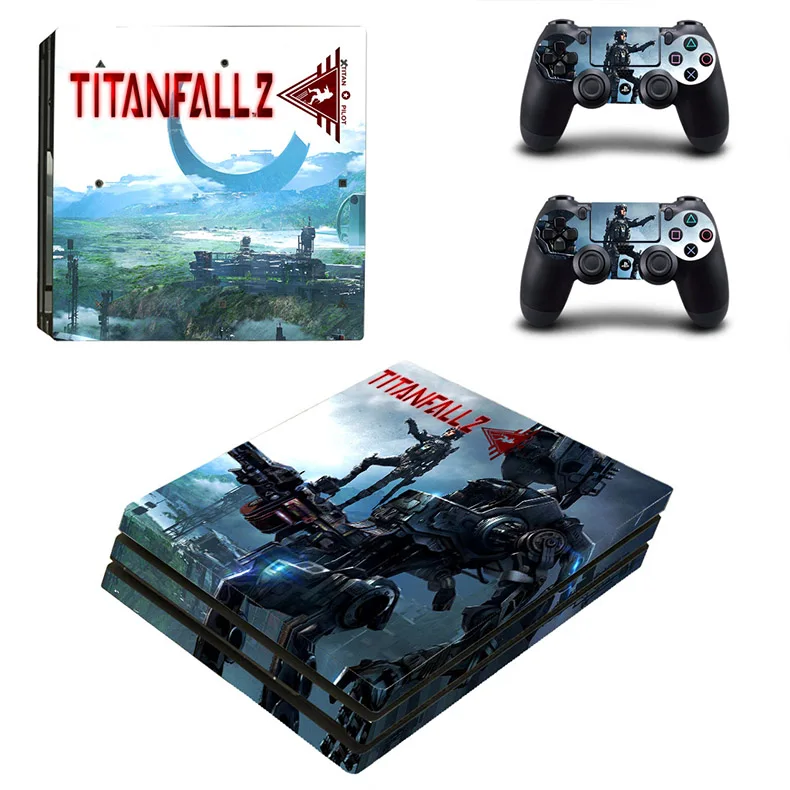 YSP4P-0356 Titanfall 2 PS4 Pro наклейка PS 4 Play station 4 Pro виниловая наклейка s Pegatinas для playstation 4 Pro консоль и контроллер - Цвет: YSP4P-0356