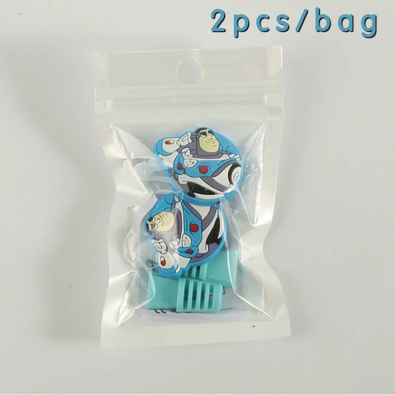 История игрушек 4 Buzz Lightyear Forky Bunny& Ducky Симпатичный USB защита зарядного устройства для iPhone Android кабель Защита зарядного устройства Фигурки игрушки - Цвет: 2pcs