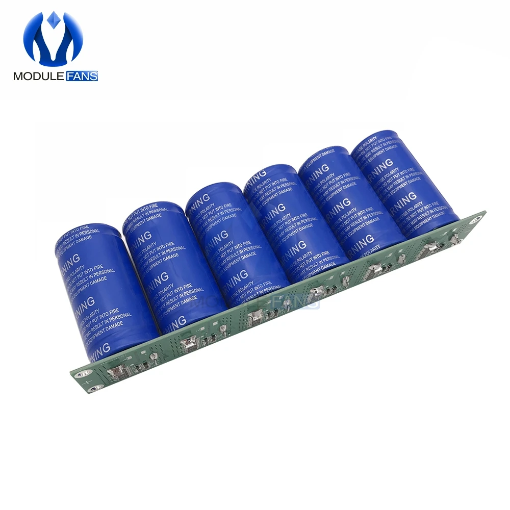 16V 116F сверх яркий конденсатор Ultracapacitor 6 шт. 2,85 V 700F Однорядный автомобильный выпрямитель с модулем защитной платы