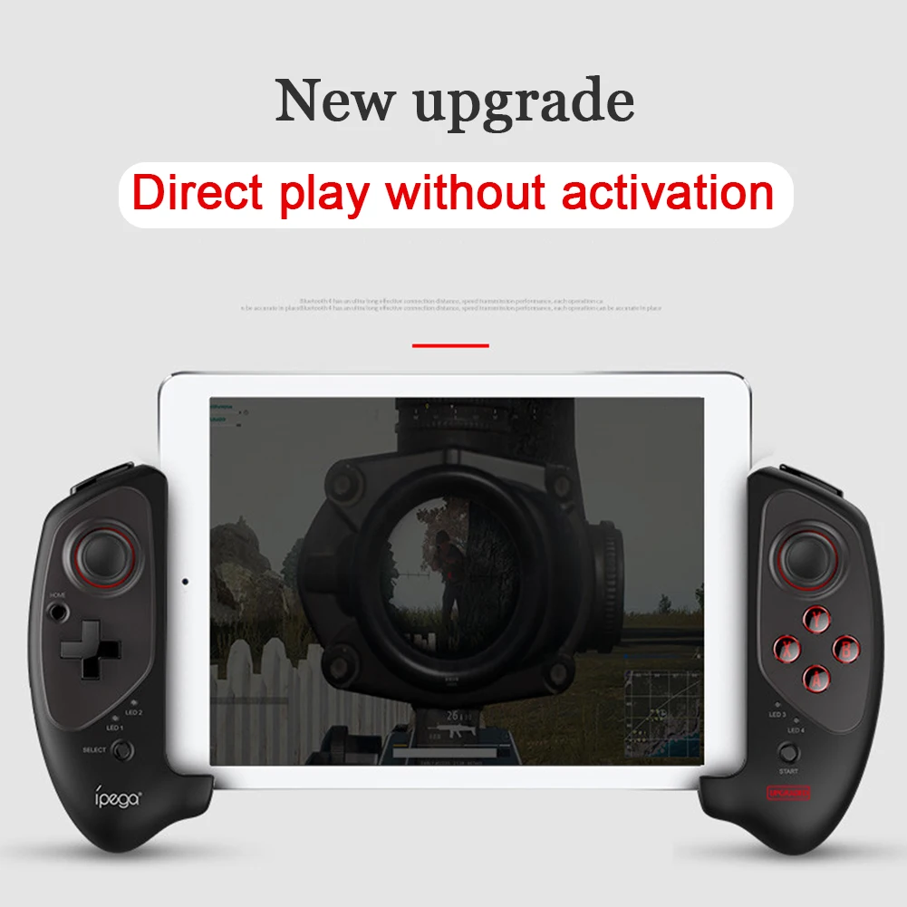 

Ergonomic Non Slip Wireless Handle Portable Phone Tablet Universal Telescopic Handheld Game Controller Sensitivie Bluetooth 4.0
