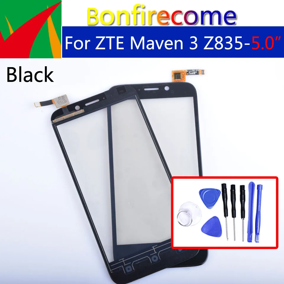 Панель сенсорного экрана для ZTE Maven 3 Z835 дигитайзер сенсорное стекло внешний