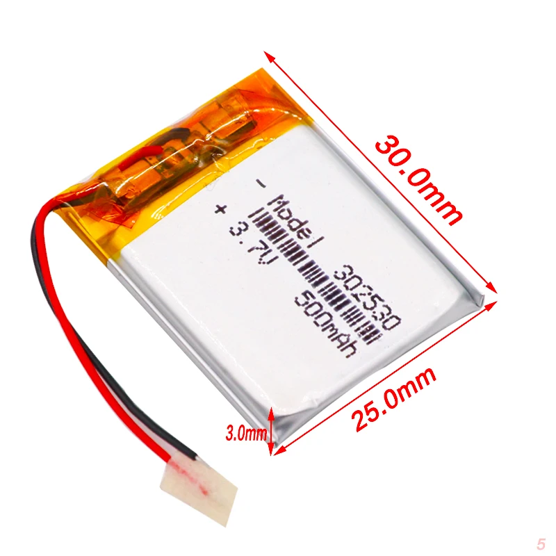 302530 3 7 V 500mAH 032530 полимерный литий ионный/литий ионный аккумулятор для mp3 MP4 динамик